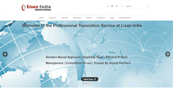 Desktop Screenshot of lisanindia.com